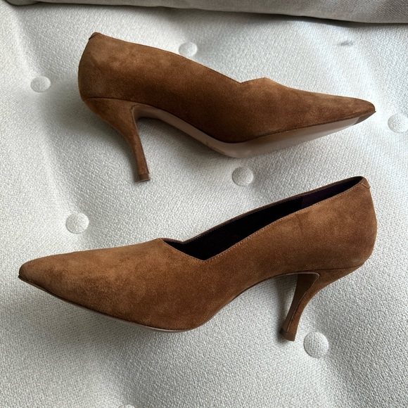 Brand new Dries Van Noten women’s tan suede heels shoes size 39 - Picture 5 of 11